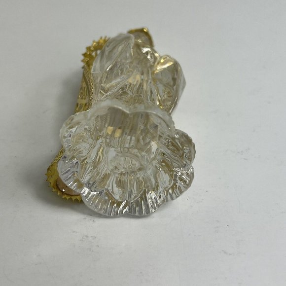 Virgin Mother Mary Christmas Ornament Clear Acrylic 4" Religious Holiday Vintage - Picture 5 of 12